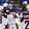 PLYMOUTH, MICHIGAN - APRIL 3: USA's Alex Rigsby #33 is congratulated by Megan Bozek #9, Lee Stecklein #2 and Emily Pfalzer #8 after a 5-3 preliminary round win over Finland at the 2017 IIHF Ice Hockey Women's World Championship. (Photo by Matt Zambonin/HHOF-IIHF Images)

